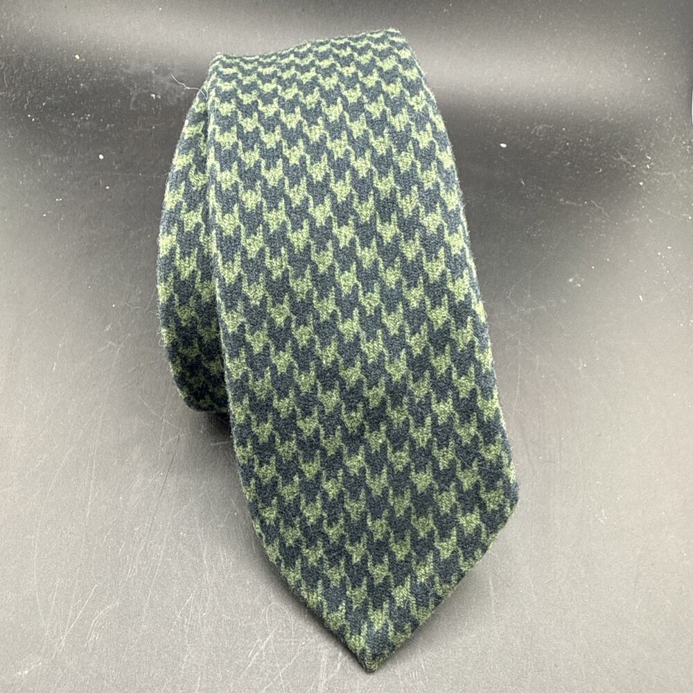Eredi Chiarini Tie Wool Green And Blue